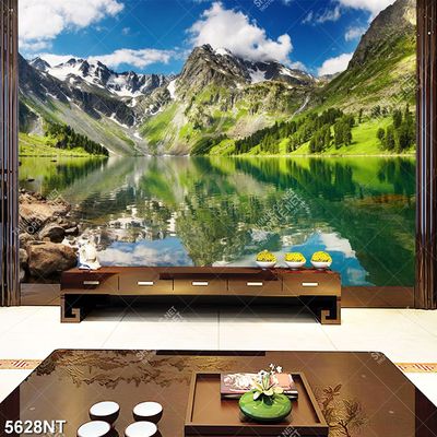 Tranh hồ nước thiên nhiên