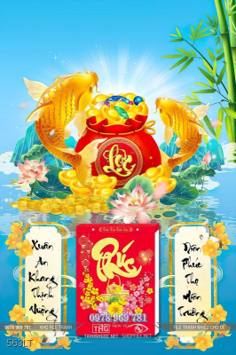 File Lịch Tết cá chép vàng