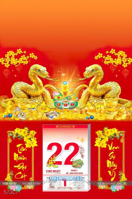 File Lịch Tết rắn vàng Ất Tỵ