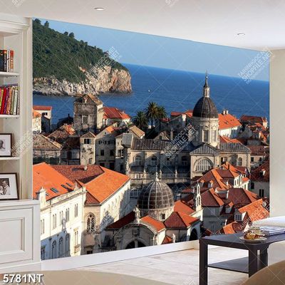 Tranh thành phố ven biển