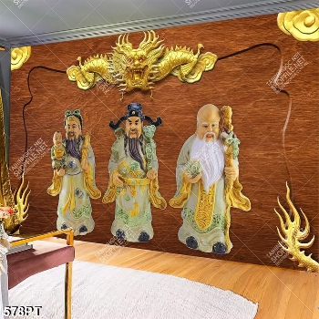 Tranh thờ Phúc Lộc Thọ