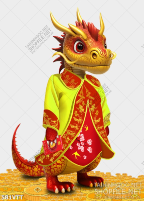 File PSD rồng vàng Giáp Thìn 2024 File PSD rồng vàng Giáp Thìn 2024