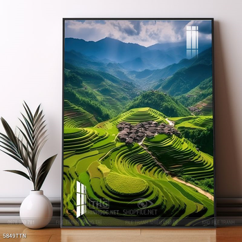 Tranh phong thủy sơn thủy hữu tình