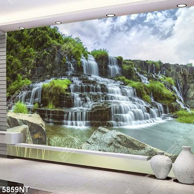 Tranh chú thỏ giữa trời tuyết trắng