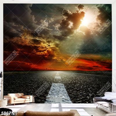 Tranh bầu trời giông tố