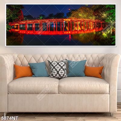 Tranh nghệ thuật màu sắc ấn tượng