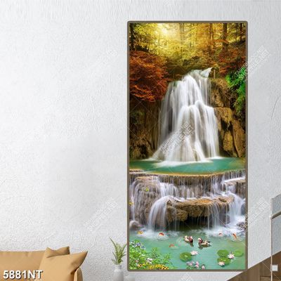 Tranh phong cảnh ngôi nhà