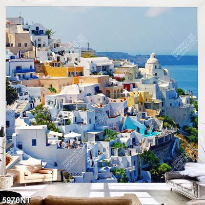 Tranh trời chiều hoàng hôn