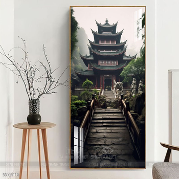 Tranh phong thủy sơn thủy đẹp