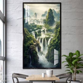 Tranh phong thủy treo trang trí phòng khách