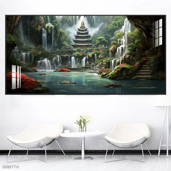 Tranh phong thủy sơn thủy đẹp