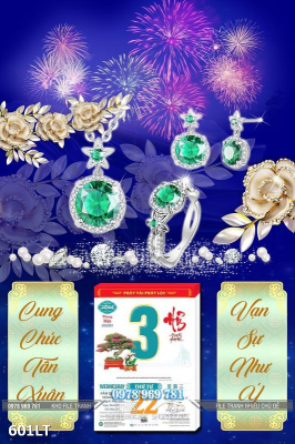 File PSD Tiệm Vàng Lịch Tết 601LT File PSD Tiệm Vàng Lịch Tết 601LT