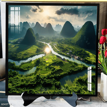 Tranh phong thủy treo trang trí phòng khách
