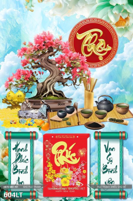 File PSD Bonsai Lịch Tết 604LT File PSD Bonsai Lịch Tết 604LT