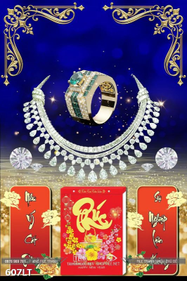 File PSD Lịch Tết dây chuyền kim hoàn 607LT File PSD Lịch Tết dây chuyền kim hoàn 607LT