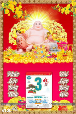 File PSD Lịch Tết Di Lặc 610LT File PSD Lịch Tết Di Lặc 610LT