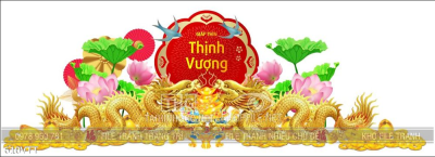 File PSD cặp rồng vàng 2024 Giáp Thìn