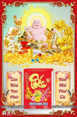 File gốc vector psd Lịch Tết di lặc 612LT File gốc vector psd Lịch Tết di lặc 612LT