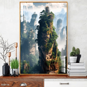 Tranh phong thủy sơn thủy đẹp