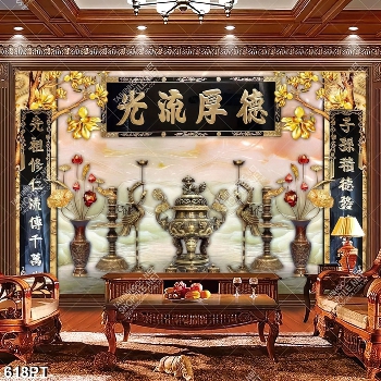 Tranh thờ 3D chim hạc và hoa sen đồng trên nền giả ngọc in kính Tranh thờ 3D chim hạc và hoa sen đồng trên nền giả ngọc in kính