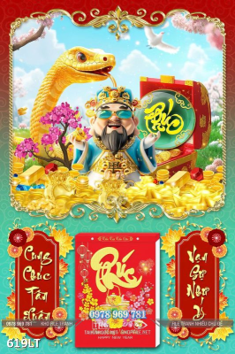 File PSD Lịch Tết năm ất tỵ 619LT File PSD Lịch Tết năm ất tỵ 619LT