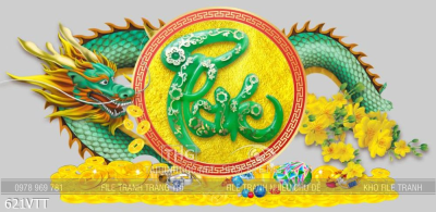 File PSD rồng xanh uốn lượn