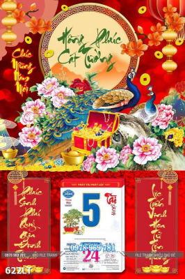 File PSD Lịch Tết 622LT File PSD Lịch Tết 622LT