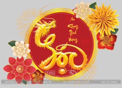 File PSD rồng vàng đẹp nổi bật