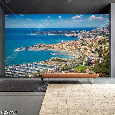 Tranh thành phố biển 6297NT