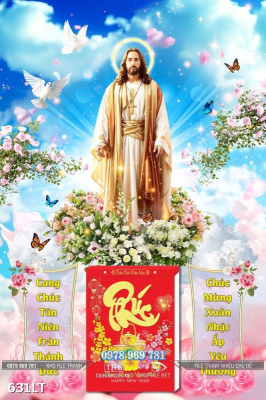 File PSD Lịch Tết công giáo  631LT File PSD Lịch Tết công giáo  631LT