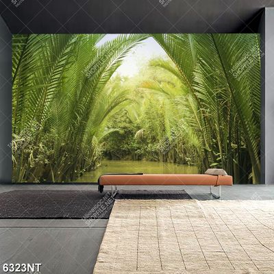 Tranh cây dừa nước