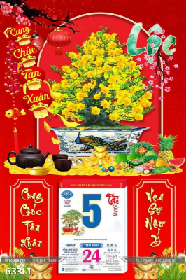 File PSD Lịch Tết bonsai mai tết 633LT File PSD Lịch Tết bonsai mai tết 633LT