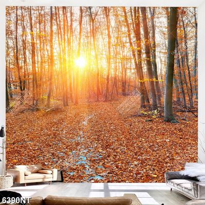 Tranh khu rừng mùa thu