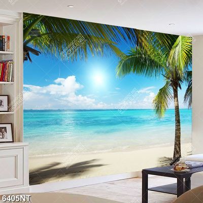 Tranh cây dừa bên bãi biển 6405NT