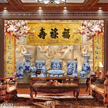 Tranh 3d treo tường trang trí phòng thờ chất lượng cao