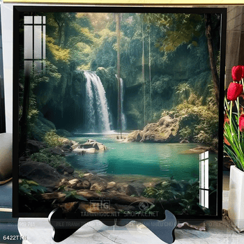 Tranh phong thủy nước non tuyệt đẹp