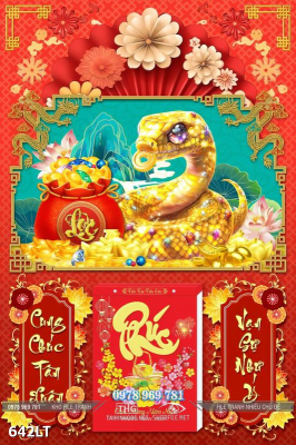 File PSD Lịch Tết con rắn vàng 642LT File PSD Lịch Tết con rắn vàng 642LT