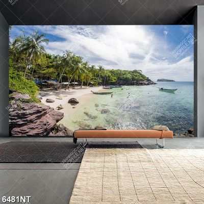 Tranh bãi biển đẹp 6481NT