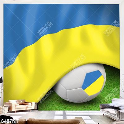 Tranh màu quốc kỳ Ukraina