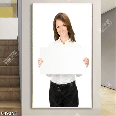 Tranh cô gái xinh đẹp