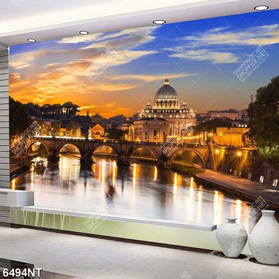 Tranh tòa lâu đài lung linh