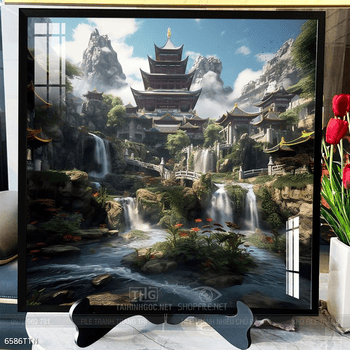 Tranh phong thủy sơn thủy hữu tình