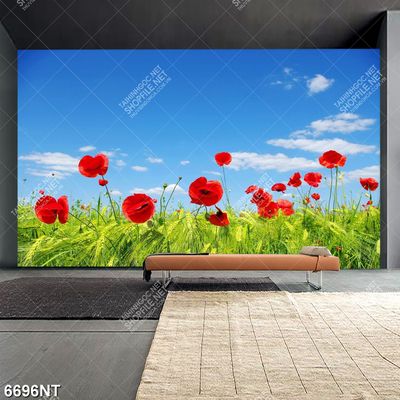 Tranh hoa nở tươi đẹp