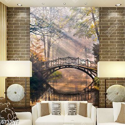 Tranh khu rừng mua thu 6733NT