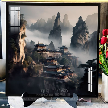 Tranh phong thủy sơn thủy hữu tình