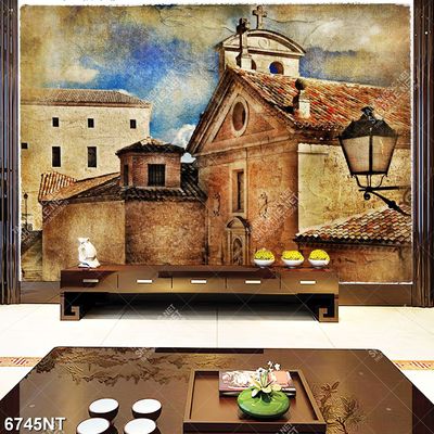 Tranh vẽ ngôi nhà