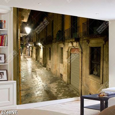 Tranh con hẻm nhỏ