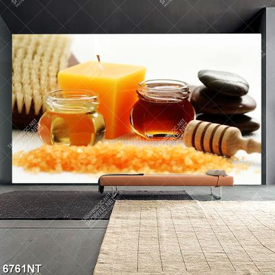 Tranh nến và muối đá