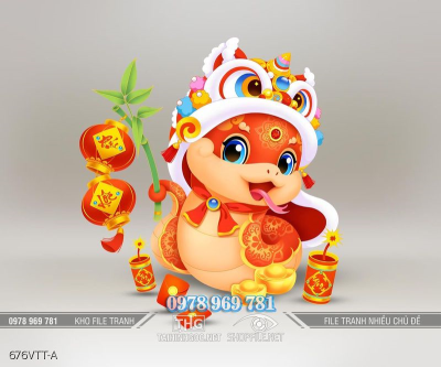 File tranh rắn nhỏ đáng yêu