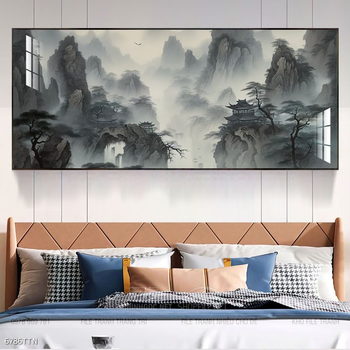 Tranh phong thủy sơn thủy hữu tình